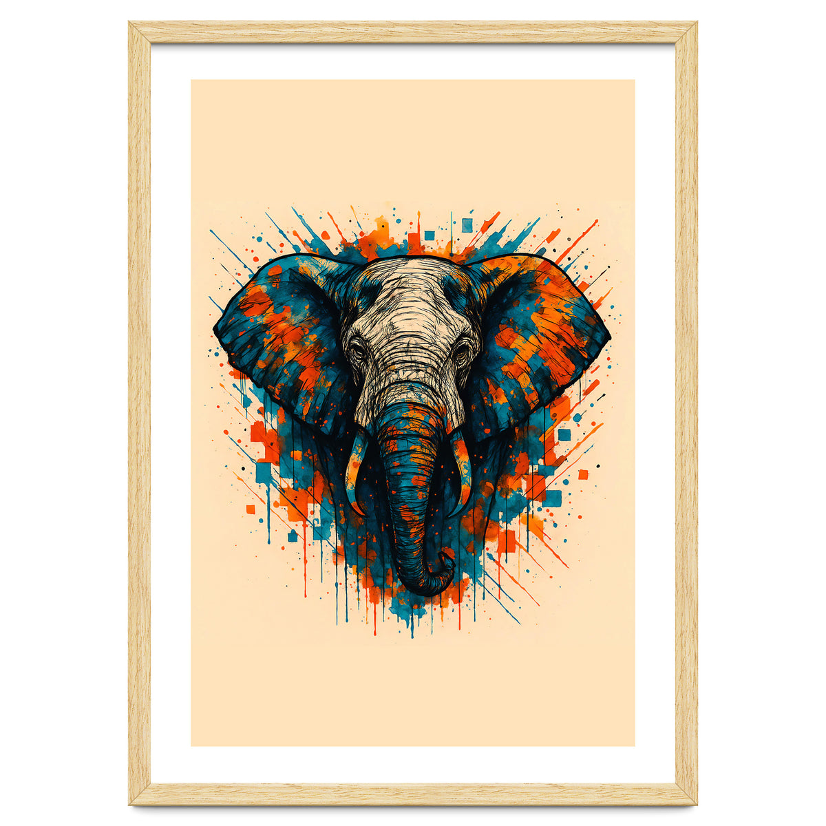 Elephant Animal Watercolor