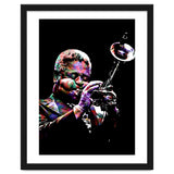 Dizzy Gillespie American Jazz Trumpeter Legend Colorful thumbnail
