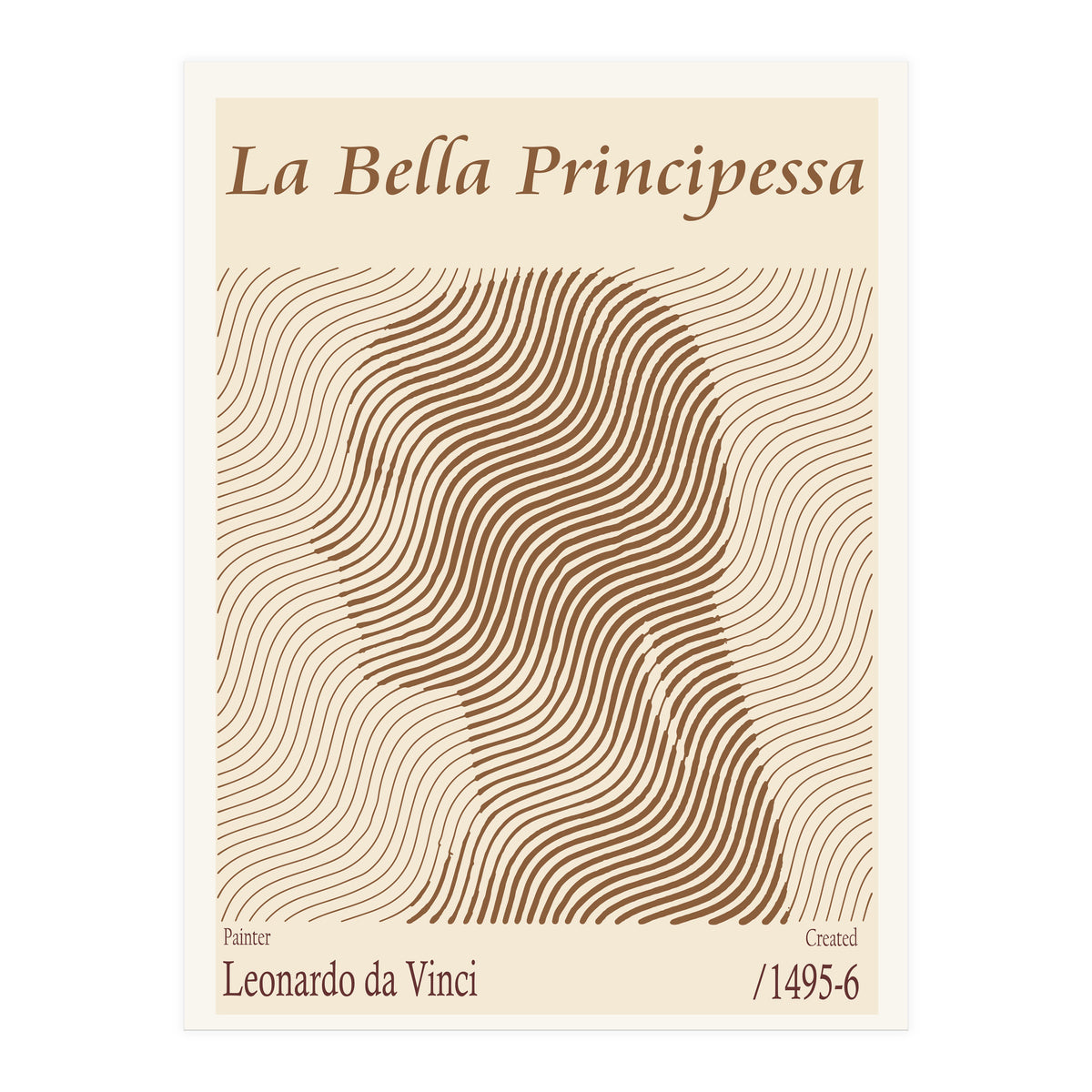 La Bella Principessa – Leonardo Da Vinci (1495 6) (Print Only)
