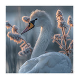 Swan Portrait Dew Drops Morning Light (Print Only) thumbnail