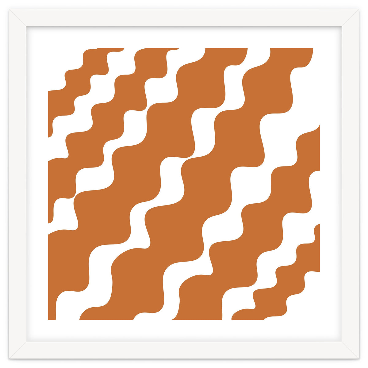 Brown Wavy Pattern