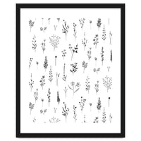 Wildflowers Minimalist Pattern