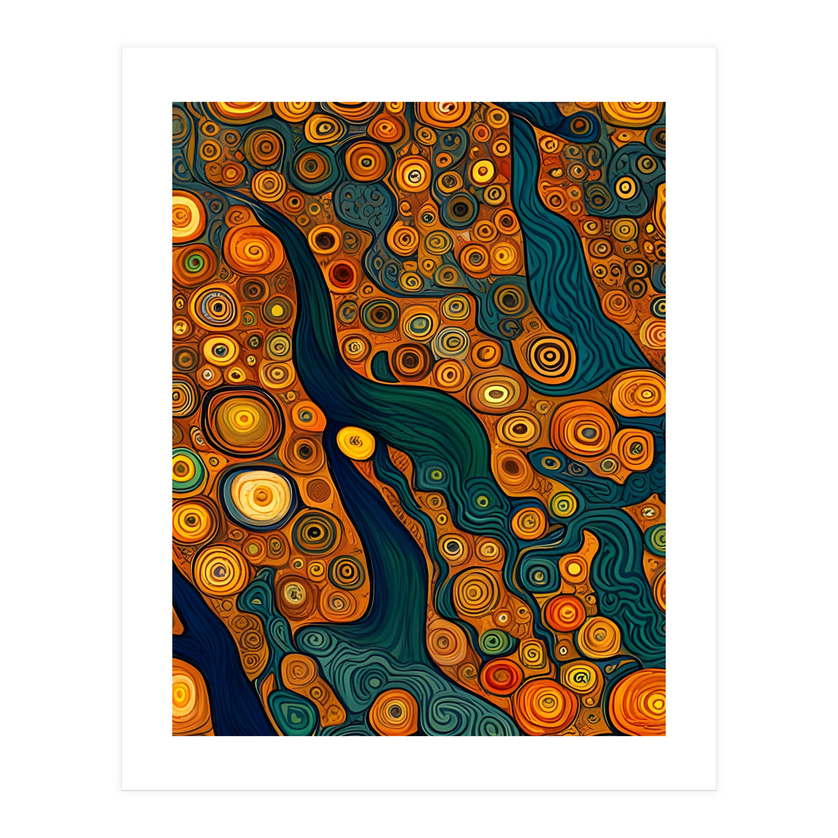Artificial Masterworks - Klimt van Gogh (Print Only)