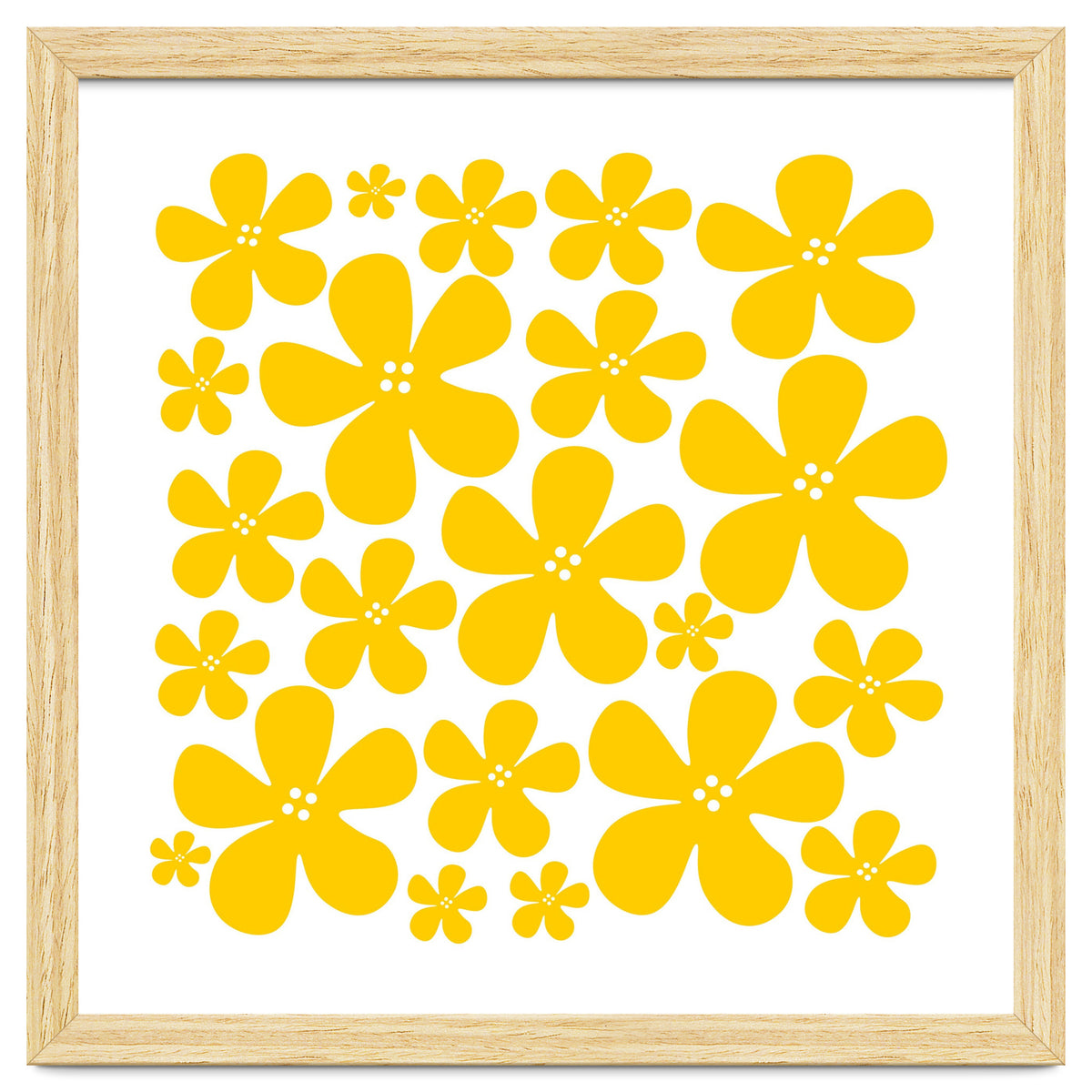 Yellow Flowers Pattern