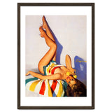 Sexy Pinup Girl Talking On The Vintage Phone thumbnail