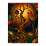 Parrot in Retro Contemporary Aesthetics (Print Only) thumbnail