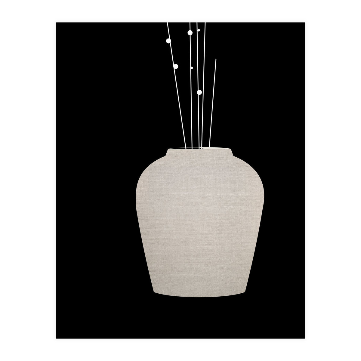 Vase Decoration  (Print Only)