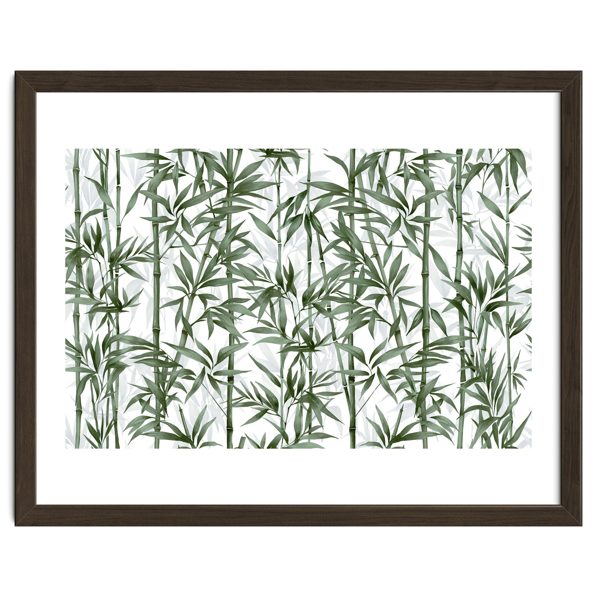 Bamboo Moody Green White