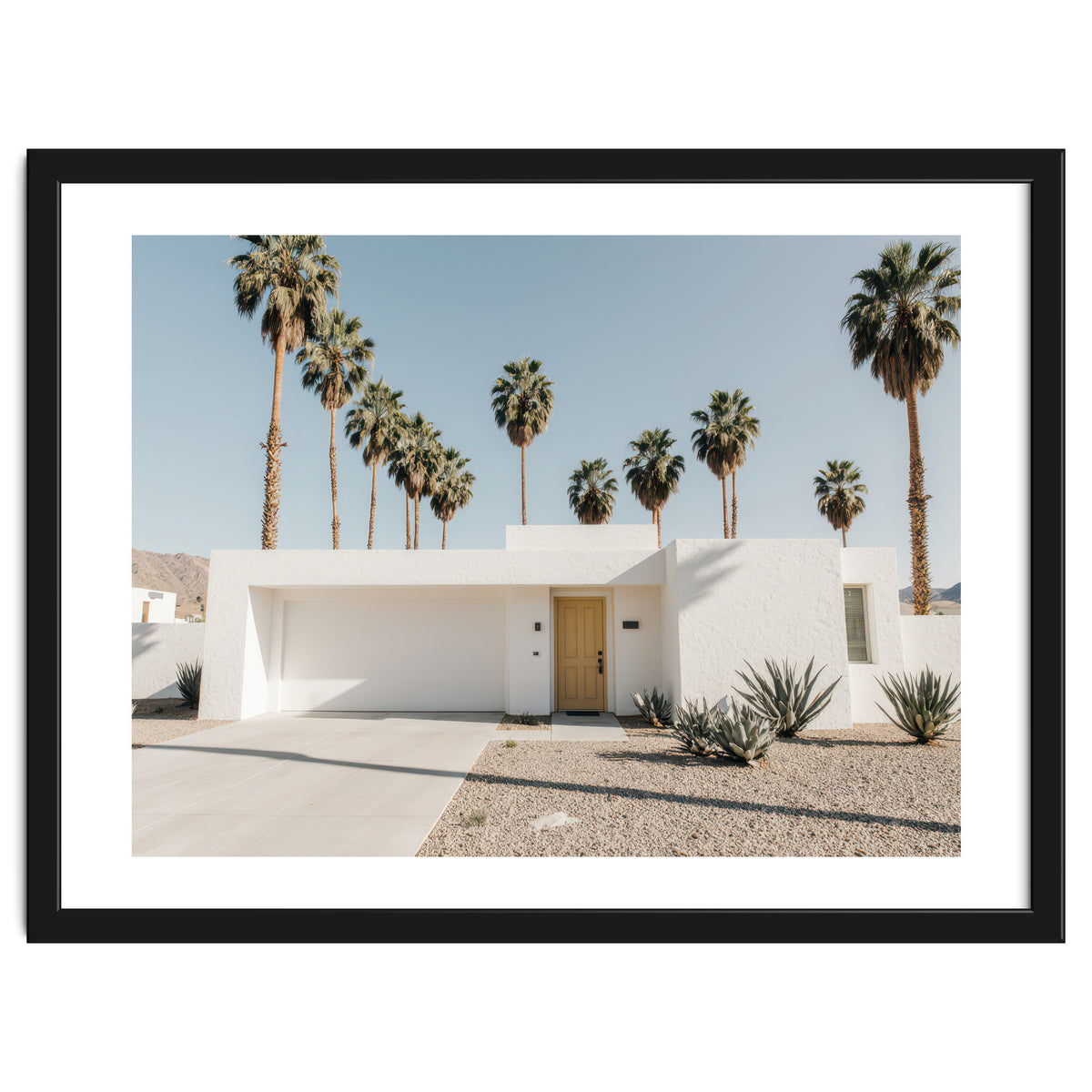 Palm Springs Modernist Home, Mid-Century Architecture Photography, Desert Minimalism
