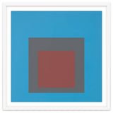 JOSEF ALBERS - HOMAGE TO THE SQUARE, BLUE, DARK RED thumbnail