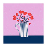 Poppies – pink and blue (Print Only) thumbnail