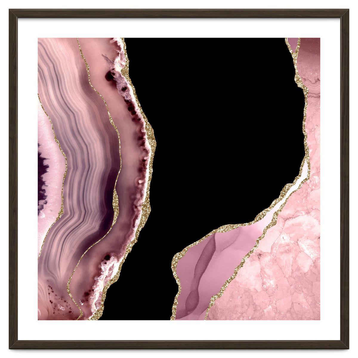 Blush & Gold Agate Texture 01