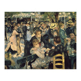 'Dance at Le moulin de la Galette', 1876, Oil on canvas, 131 x 175 cm. (Print Only) thumbnail