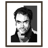 Simon Le Bon British Singer Black Illustration thumbnail