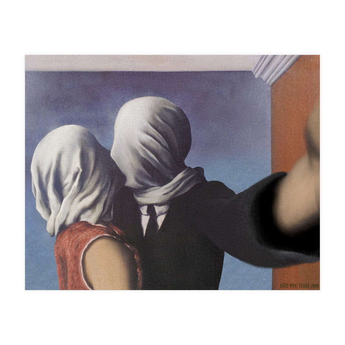 Lovers - Magritte - Selfie (Print Only)