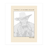 Portrait of Patience Escalier (1888) - Vincent van Gogh(ascii art)  (Print Only) thumbnail