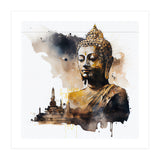 Watercolor Buddha #1 (Print Only) thumbnail
