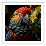 Vibrant Macaw Parrot With Red And Yellow thumbnail