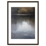 Atmospheric Golden Autumn Forest Reflection Oil Painting thumbnail