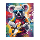 Koala Playing Guitar, Rock Graffiti (Print Only) thumbnail