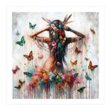 Floral Butterfly Reverie (Print Only) thumbnail