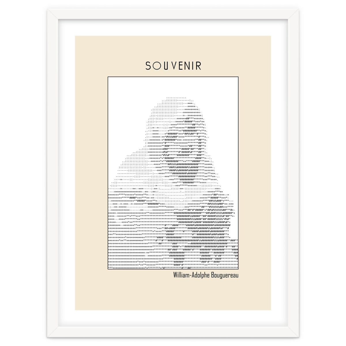 Souvenir – William Adolphe Bouguereau (1894) – Ascii Art