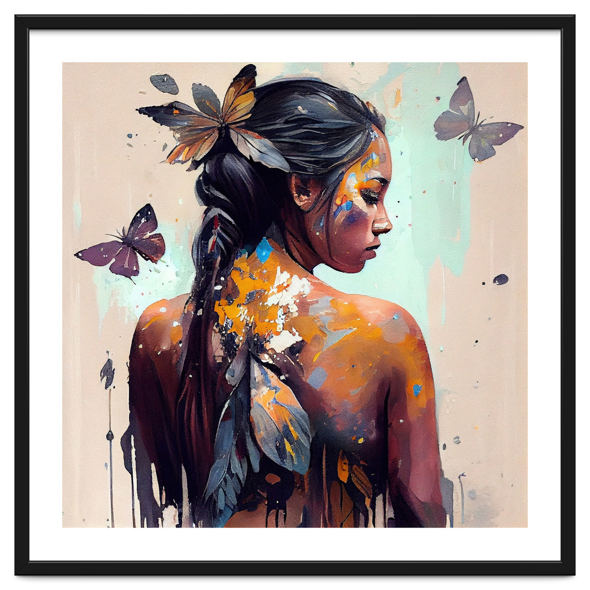 Powerful Butterfly Woman Body #2