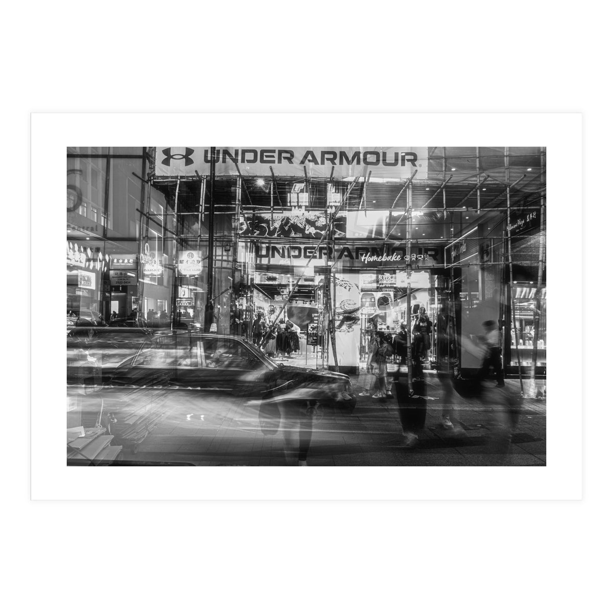 Street Photography - Night in Hong Kong Causeway Bay (Print Only)