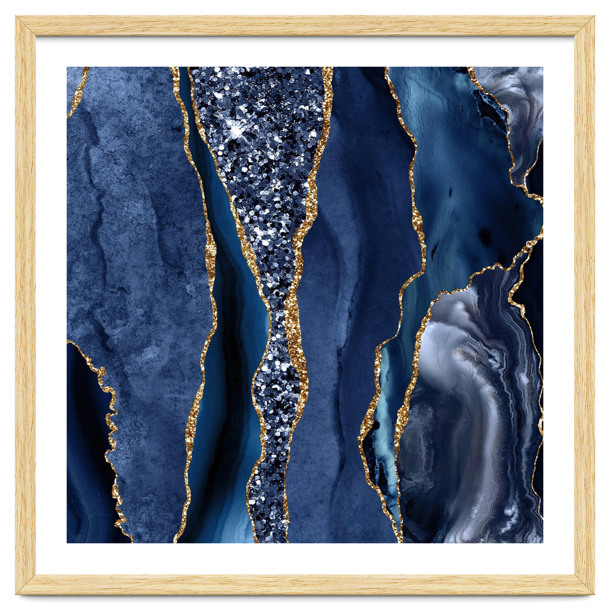 Agate Glitter Ocean Texture 06