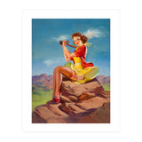 Pinup Sexy Binoculars Girl (Print Only) thumbnail