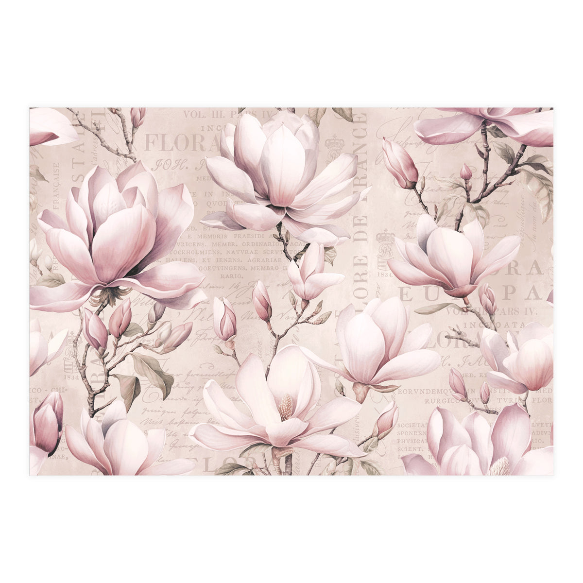 Magnolia Spring Romance Pink (Print Only)