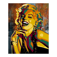 Marilyn Monroe Colorful abstract (Print Only)