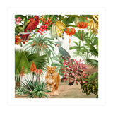 Vintage Tropical Jungle Paradise (Print Only) thumbnail