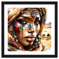 Desert Jewels Tuareg Woman Portrait