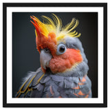 Cute Cockatoo Bird Portrait Colorful Crest thumbnail