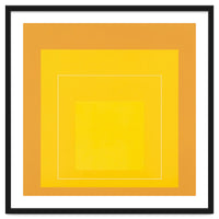 JOSEF ALBERS - HOMAGE TO THE SQUARE ORANGE YELLOW
