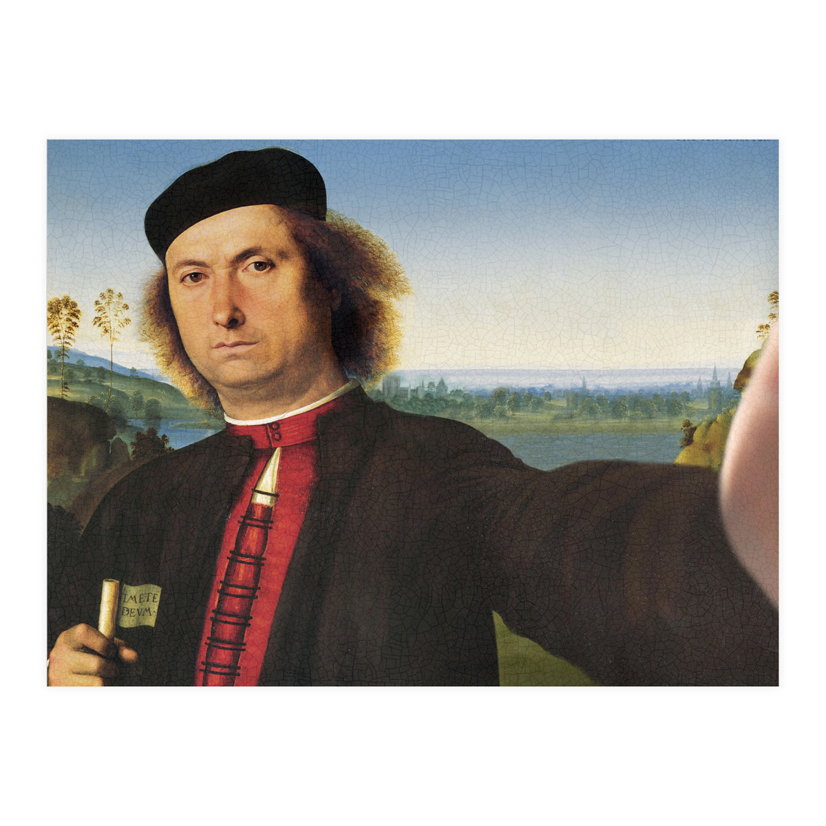 Francesco delle Opere - Pietro Perugino - Selfie (Print Only)