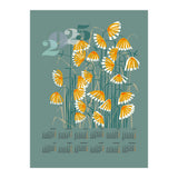 calendar 2025  linocut meadow green (Print Only) thumbnail