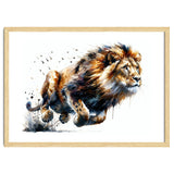 Dynamic Lion In Motion thumbnail