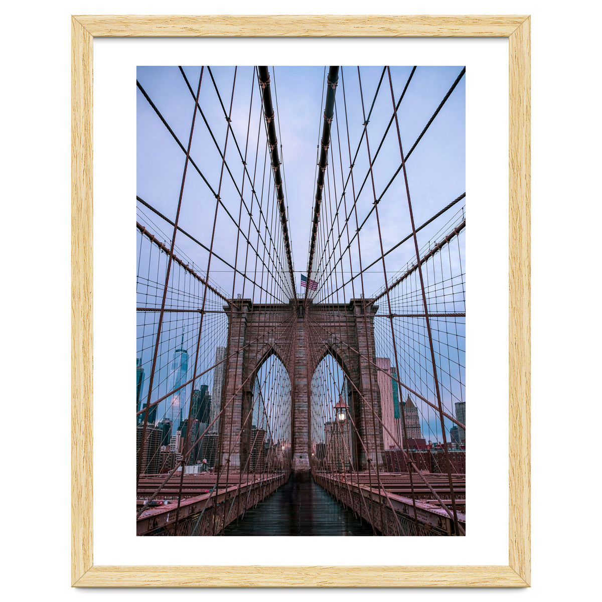 Brooklyn Bridge at Dawn, Iconic New York City Photography