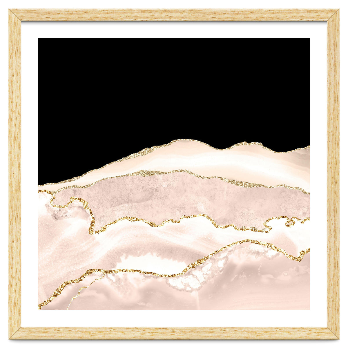 Ivory & Gold Agate Texture 03