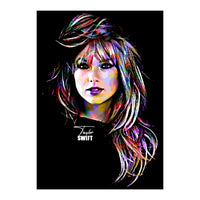 Taylor Swift Colorful Art 2 (Print Only)