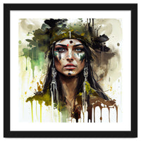 Ceremonial Druid Warrior Portrait