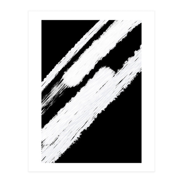 Abstract Brown and Black Lines (Print Only)