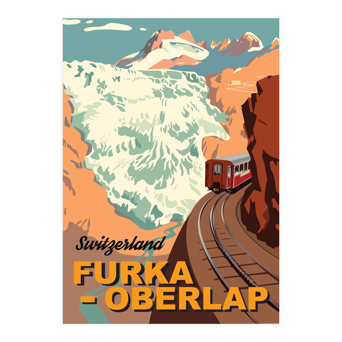 Furka Pass, Switzerland (Print Only)