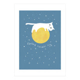 Flying cosmic cat (Print Only) thumbnail