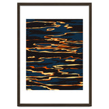Sunset Reflection, Positivity Hope Growth Optimism Mindset, Nature Marble Dark Ocean thumbnail