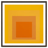 JOSEF ALBERS - HOMAGE TO THE SQUARE YELLOW ORANGE 2. HIGH RESOLUTION thumbnail