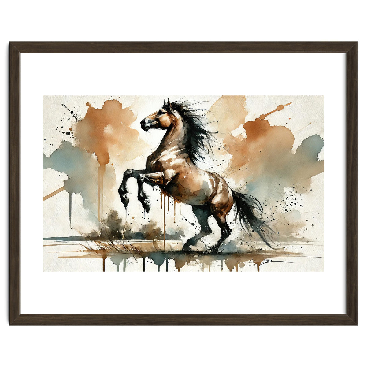 Fiery Horse Elegance