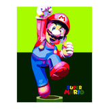 Super Mario Cartoon Character Pop Art (Print Only) thumbnail